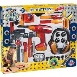 Grandi Giochi Set Attrezzi 35 Pezzi con Trapano