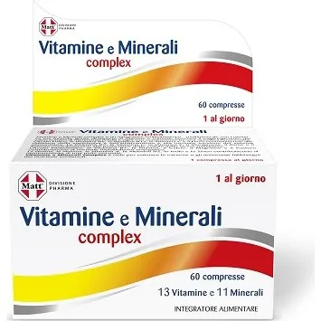 Matt Pharma Vitamine e Minerali Complex 60 Compresse