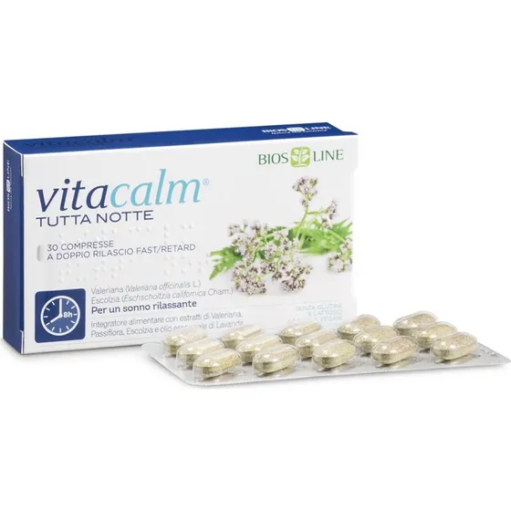 Biosline Vitacalm Tutta Notte 30 Compresse