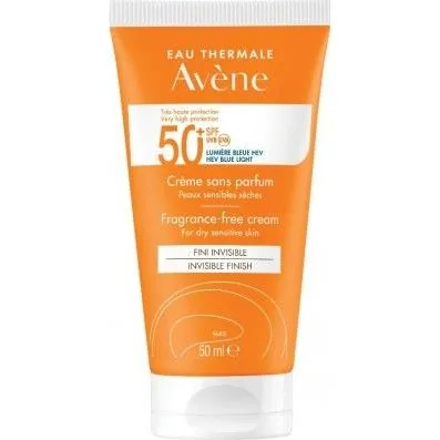 Avene Solare Crema Viso Senza Profumo SPF50+ 50ml