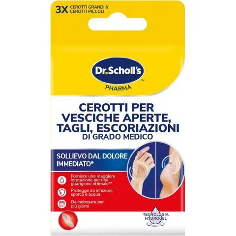 Dr. Scholl's Cerotti Vesciche/Tagli/Escoriazioni 6 Pezzi