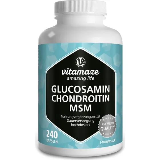 Glucosamina + Condroitina + MSM + Vitamina C