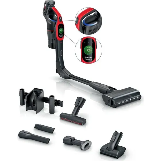 BOSCH BCS1041PET Scopa elettrica Unlimited 10 ProAnimal Rosso