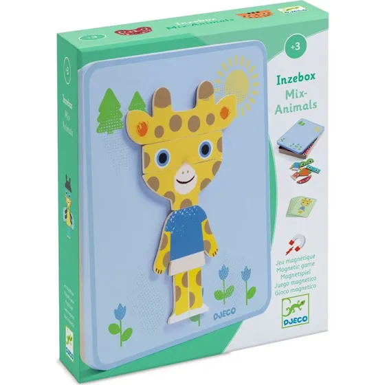 Djeco Inzebox Animali Puzzle Magnetico