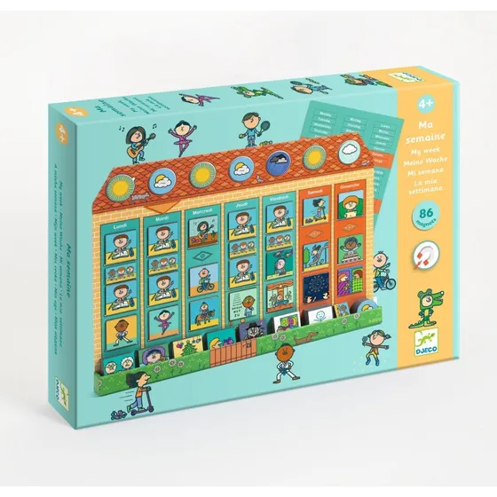 La mia settimana - Gioco educativo magnetico