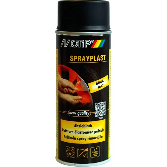 Motip SprayPlast Pellicola Nera Opaca Spray 400ml