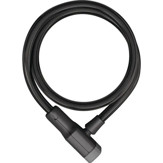 Abus Racer 6412K + SCMU Cavo 12 mm Nero