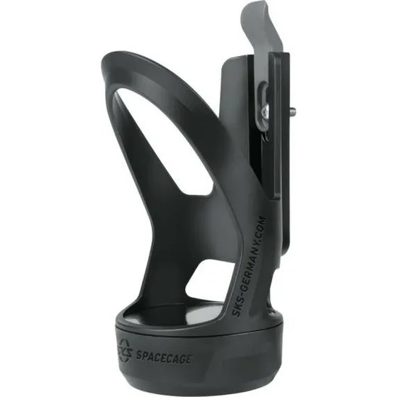 SKS Spacecage Portaborraccia con Scomparto Portaoggetti Nero