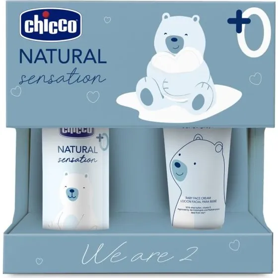 Chicco Natural Sensation Set Olio Crema Viso