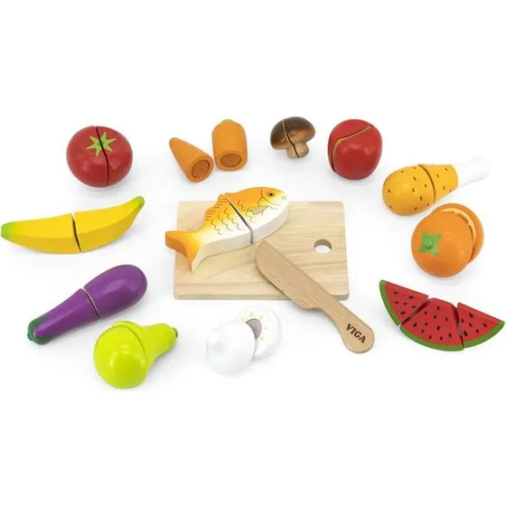 Kid'oh Cibo Giocattolo in Legno con Tagliere
