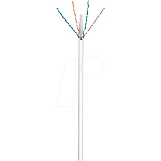 Cavo di posa CAT.6 U/UTP 100 m bianco CCA