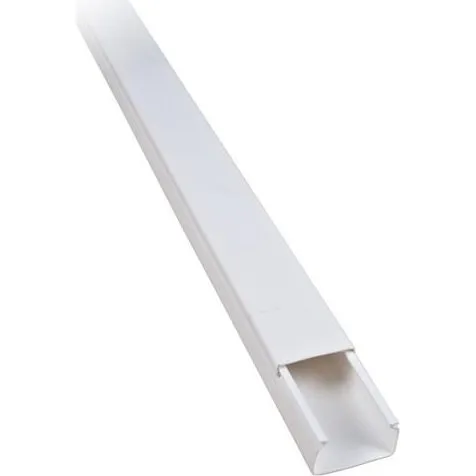 Canalina Passacavi PVC 40x25 mm, Bianca, 2 m