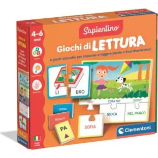 Clementoni Sapientino Giochi di Lettura 4-6 anni