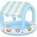 Bestway 52638 Piscina Gonfiabile con Tetto per Bambini Blu/Bianco