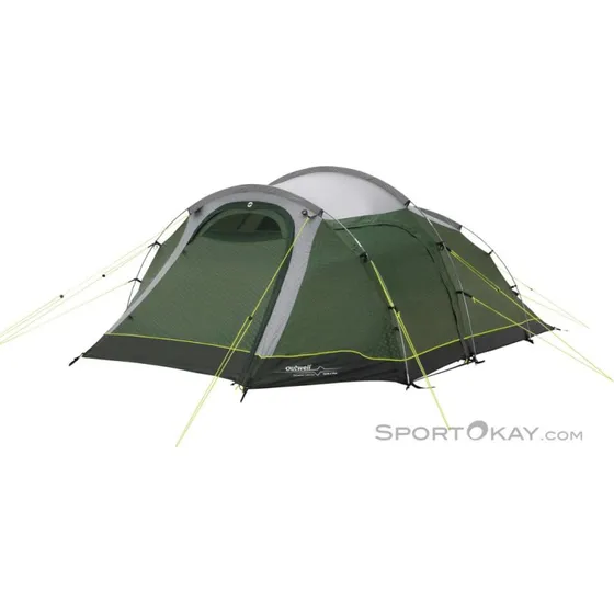 Outwell Earth 4 Plus Tenda a Tunnel 4 Persone Verde Scuro