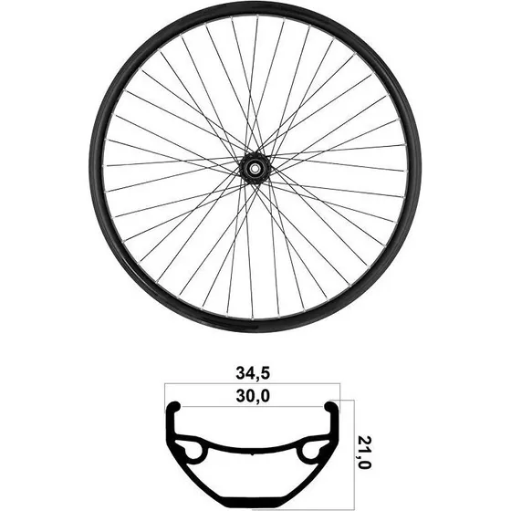 MVTEK Ruota Posteriore 29'' TLR Shimano 30mm BOOST