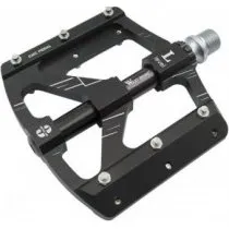 MVTEK Pedali 112x105x19mm in Alluminio Asse in CR-Mo Nero