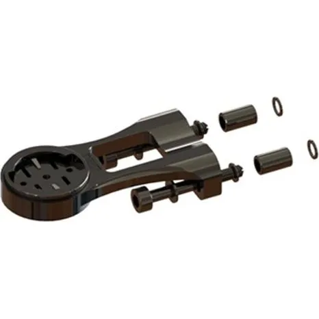 XON Supporto Frontale Garmin in Alluminio CNC Nero