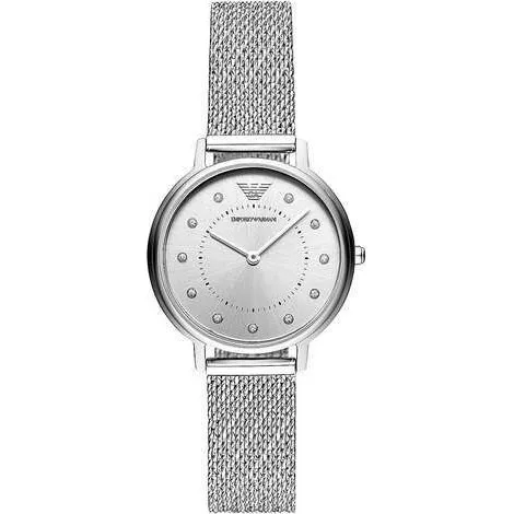 Emporio Armani AR11128 Orologio Donna Acciaio Argento