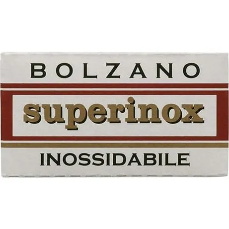 Bolzano Superinox Lamette da Barba Box da 5
