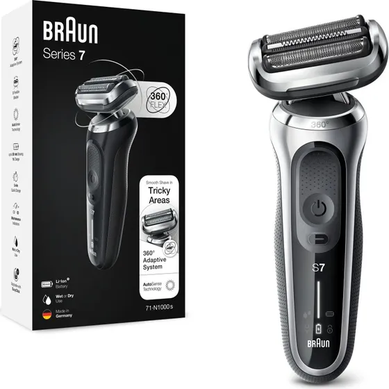 Braun Series 7 71-S1000s Rasoio Elettrico Silver