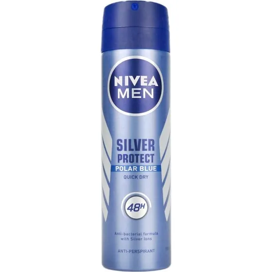NIVEA MEN DEODORANTE SPRAY SILVER PROTECT 150 ML