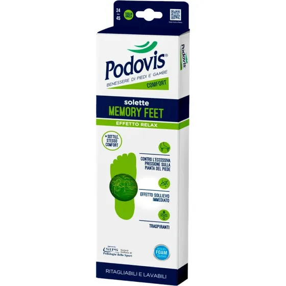 Podovis Memory Feet Solette Taglia Unica 24-45