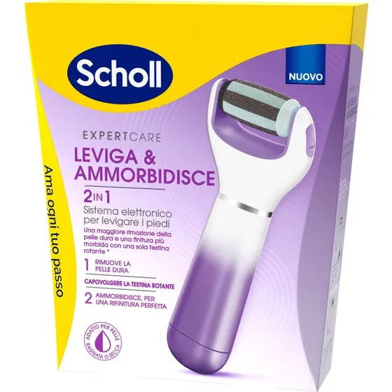 Scholl Velvet 2in1 Rullo Elettronico Pedicure