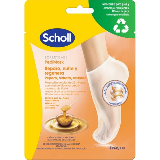 Scholl Pedimask Ripara Nutre Protegge 1 Paio