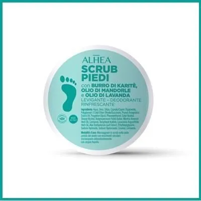 ALHEA Scrub Piedi 100ml Levigante Deodorante