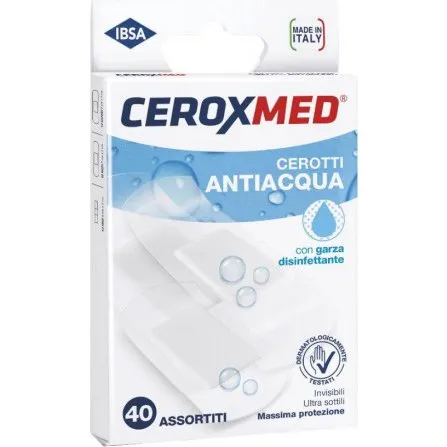 Ceroxmed Cerotti Antiacqua 40 Pezzi Assortiti