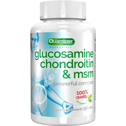 Quamtrax Glucosamina Condroitin & MSM 90tab