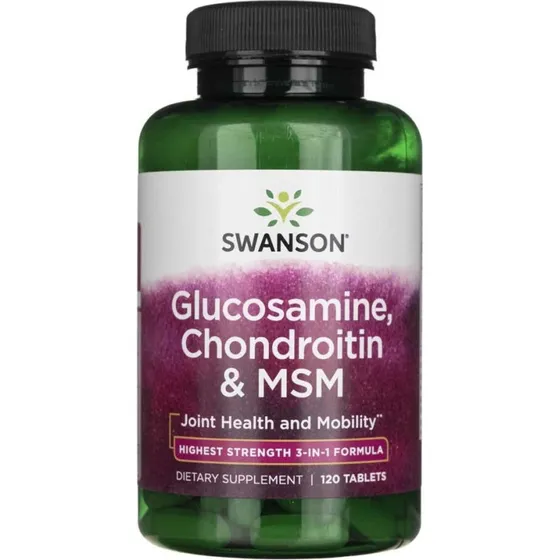 Swanson Glucosamina, Chondroitina e MSM 120 compresse