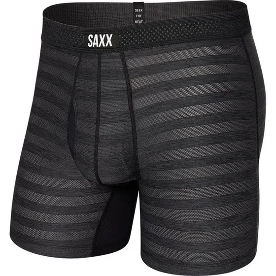 SAXX Hot Shot Boxer Brief M - Rete Traspirante con Supporto Pouch