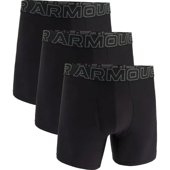 Under Armour Boxer Performance Tech 3 Pezzi Nero