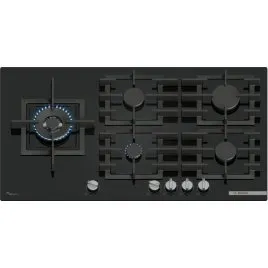 Bosch Serie 6 PPM9A6I40 Piano Cottura a Gas 90 cm 5 Fuochi Nero