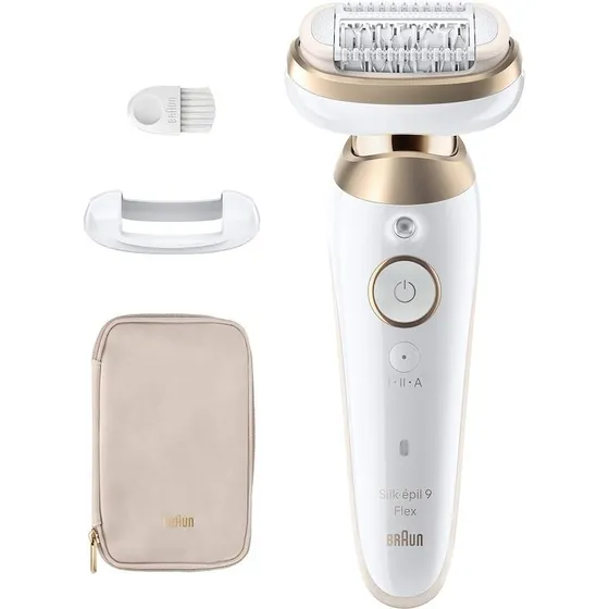 Braun Silk-epil 9-011 3D Flex sensoSmart Bianco/Oro rosa