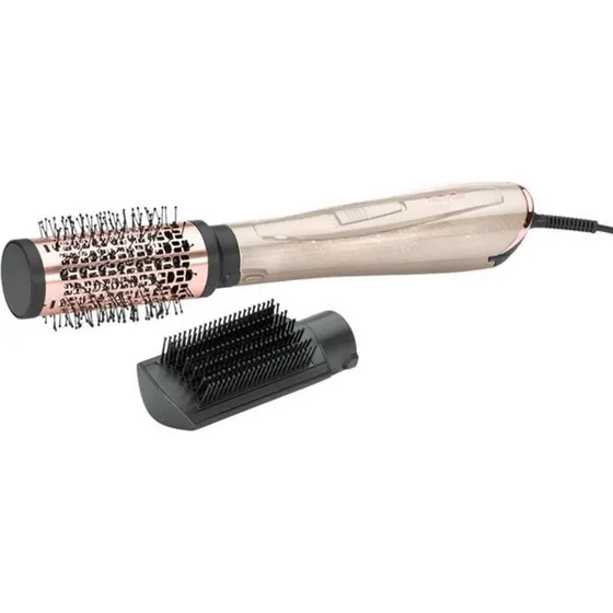 BaByliss AS914PE Spazzola Lisciante Caldo Nero/Rose Gold
