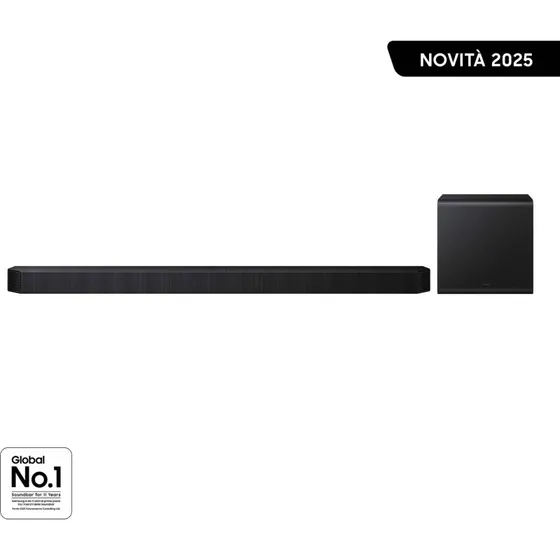 Samsung HW-QS700F/ZF Soundbar 3.1.2 Canali Nero