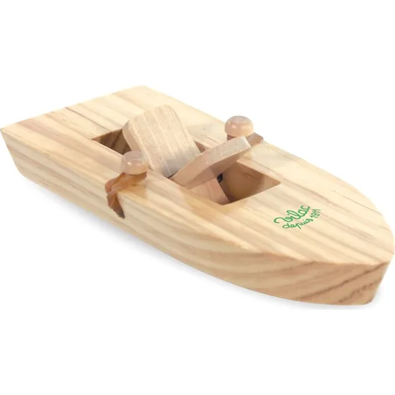 Vilac Barca in legno con elastico 3+