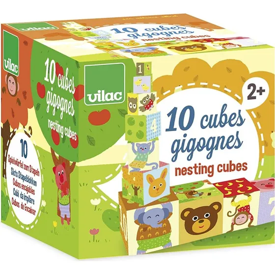 Vilac Cubi Nido Impilabili con Animali