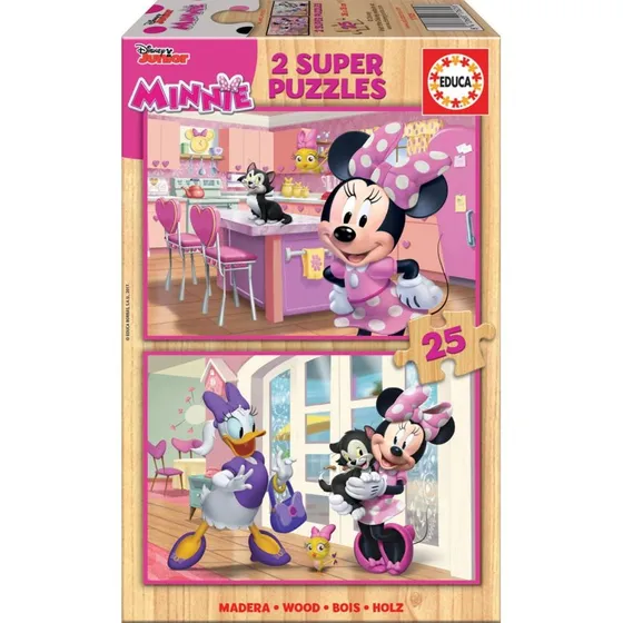 Educa Puzzle 2x25 Minnie Happy Helpers