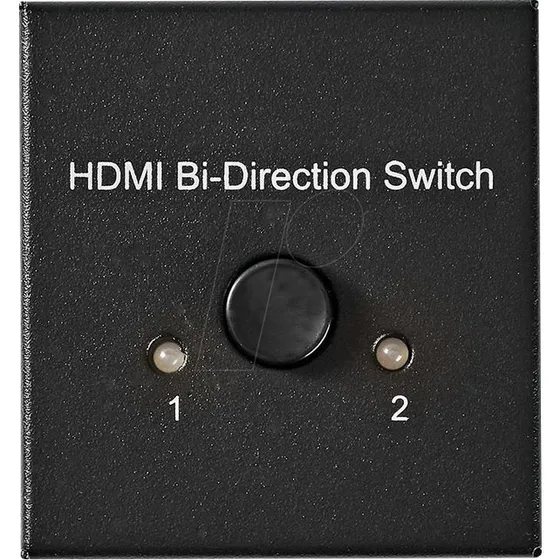 Nedis HDMI Switch 3-Port 4K@60Hz Metallo Antracite