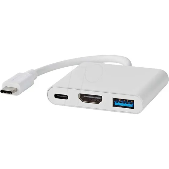 Nedis USB 3.2 Gen 1 Multiport Adapter Bianco