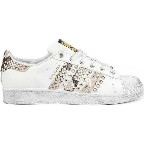 Adidas Superstar Pitonate con Borchie - Nero/Beige