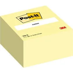 3M Post-it Cubo Giallo Canary 636-B 76x76mm 450 fogli