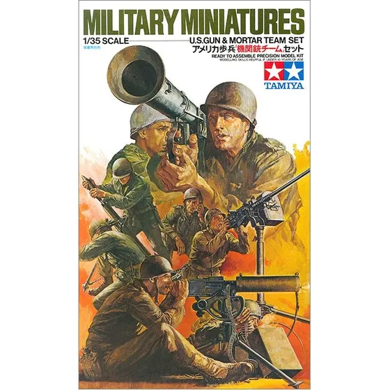 Tamiya 35086 Gun and Mortar Team 1:35