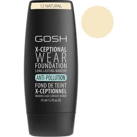 Gosh X-Ceptional Wear Fondazione 12 Naturale 35ml