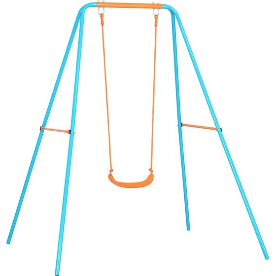 Outsunny Altalena Bambini 3-8 Anni in Acciaio e PE 163x145x181 cm