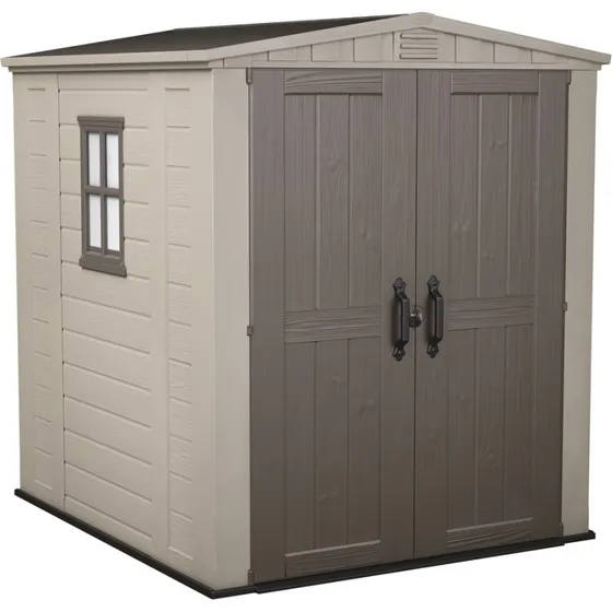 Keter Factor 6x6 Beige - Casetta Giardino 178x195,5x208 cm